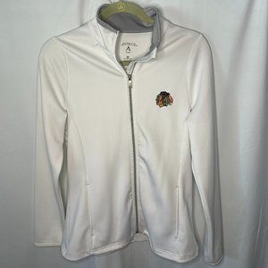 Antigua Chicago Blackhawks Ladies Zip Up Jacket